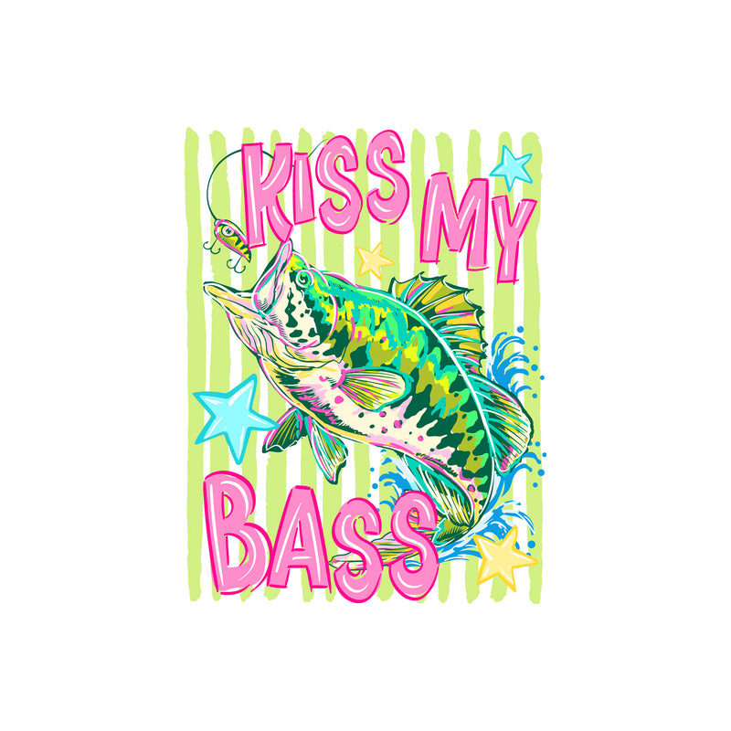 Kiss My Bass - DTF Transfer
