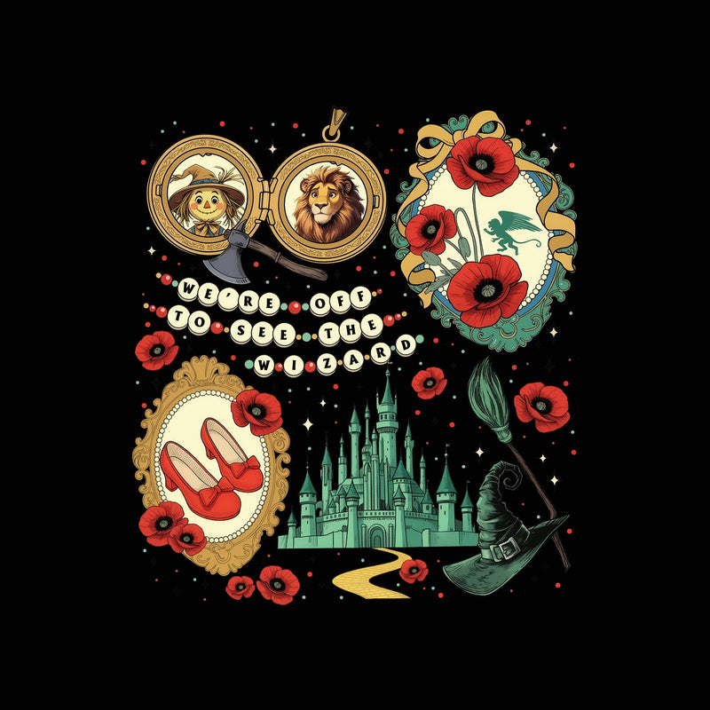 Off To Oz Icons Collage - DTF Transfer