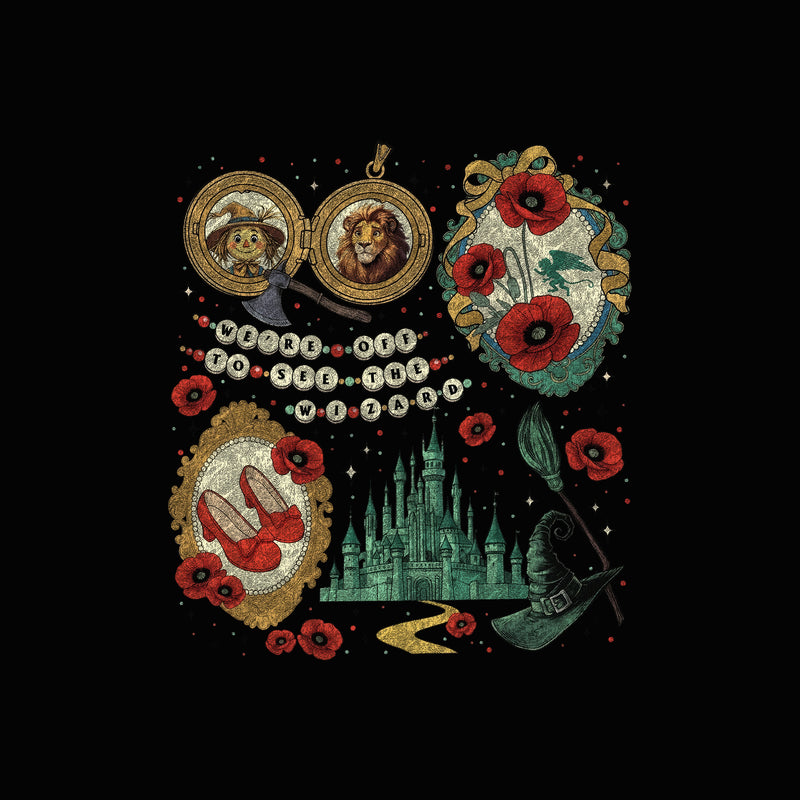 Off To Oz Icons Collage - DTF Transfer