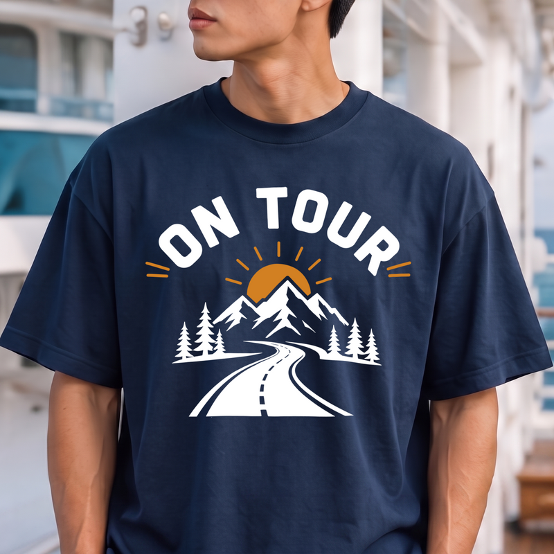 On Tour Retro Mountain Road Trip - DTF Transfer