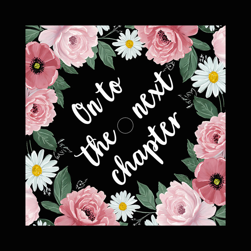 On To The Next Chapter - Cap Topper - DTF Transfer