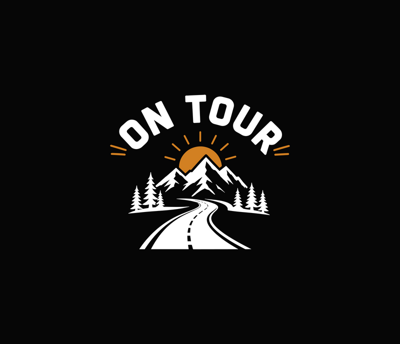 On Tour Retro Mountain Road Trip - DTF Transfer