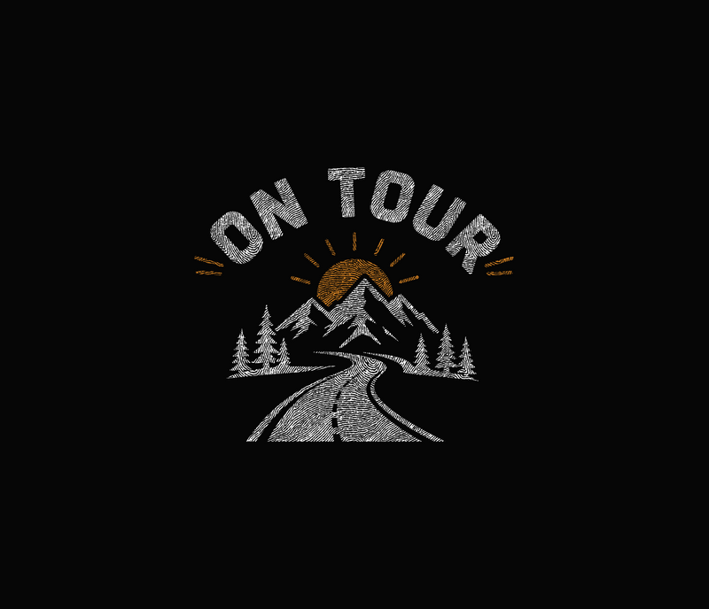 On Tour Retro Mountain Road Trip - DTF Transfer