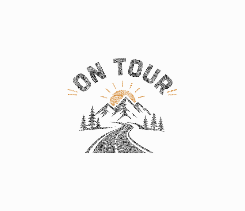 On Tour Retro Mountain Road Trip - DTF Transfer