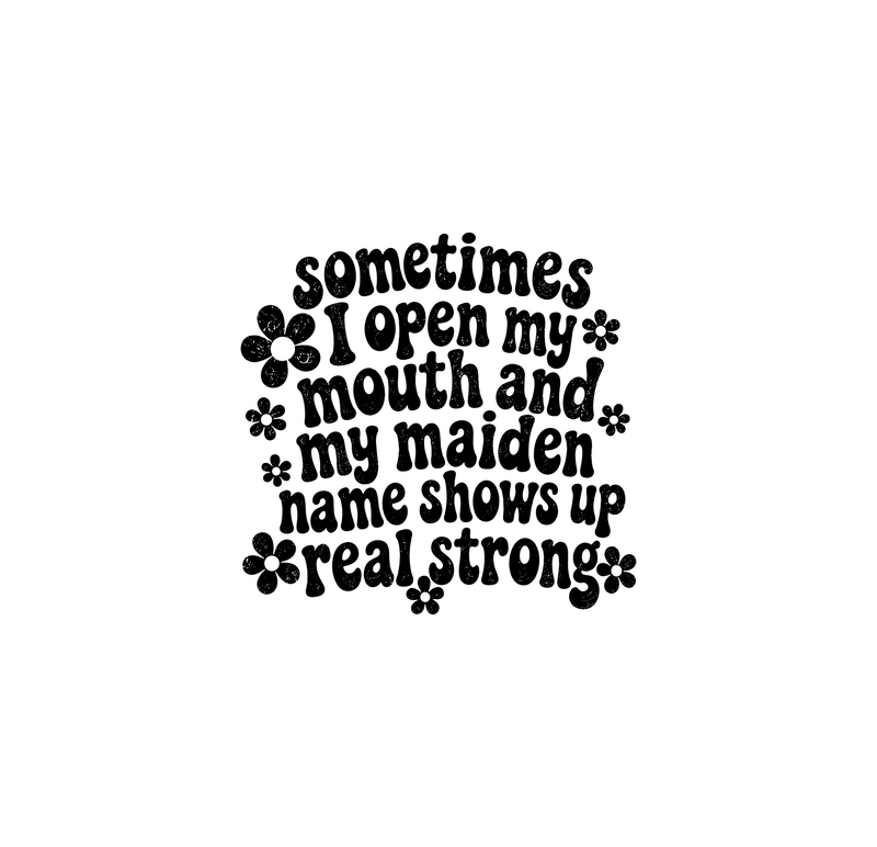 Sarcastic Attitude Typography DTF Transfer