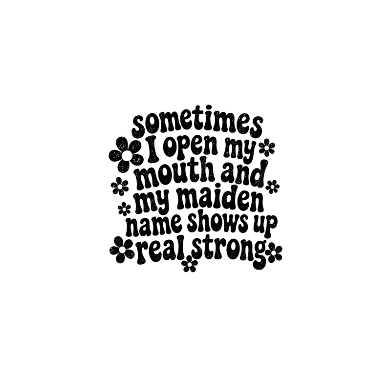 Sarcastic Attitude Typography DTF Transfer
