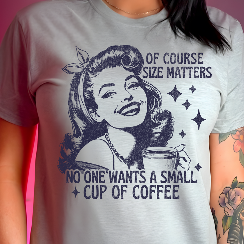 Vintage - Size Matters - DTF Transfer