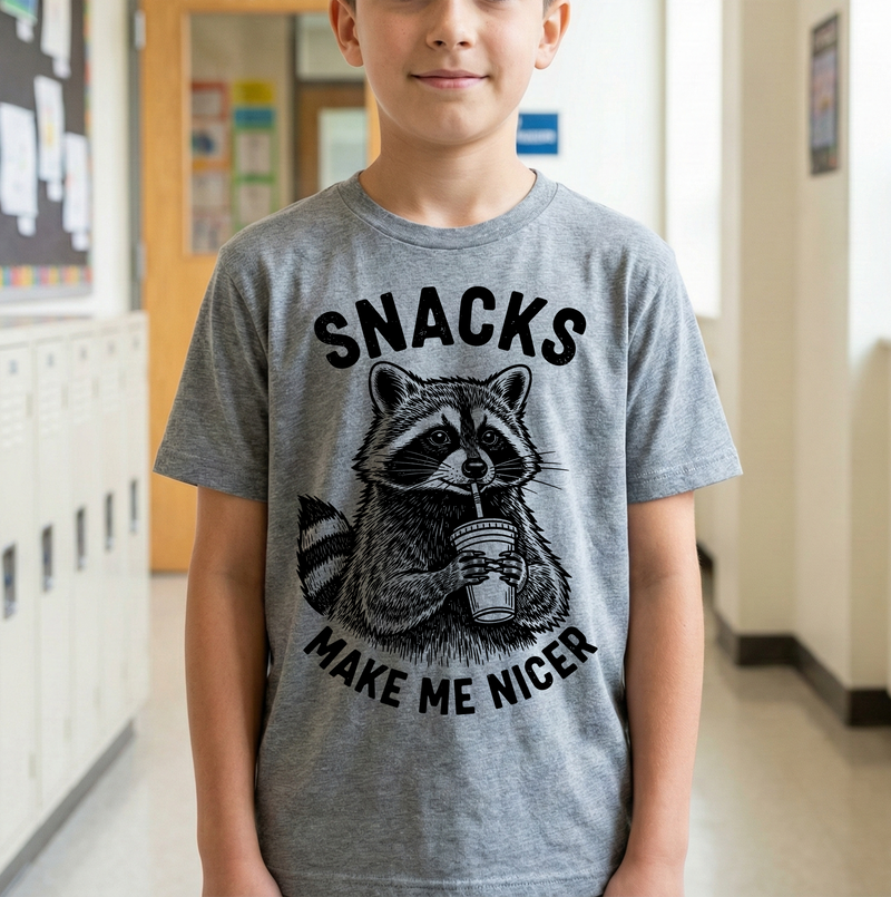 Snacks Make Me Nicer - DTF Transfer