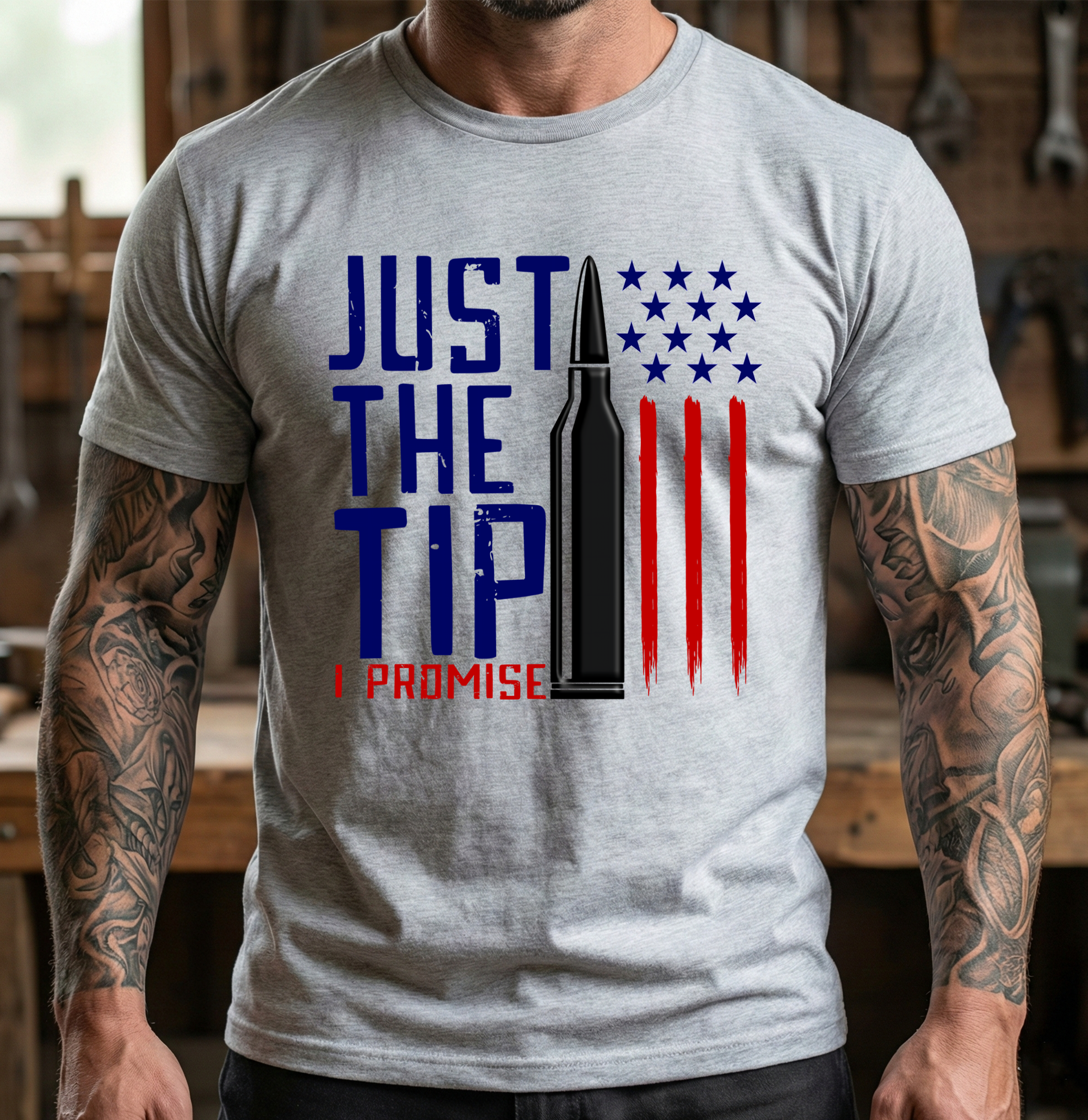 The Ballistic Pledge: Just The Tip Edition - DTF Transfer – B'S DTF