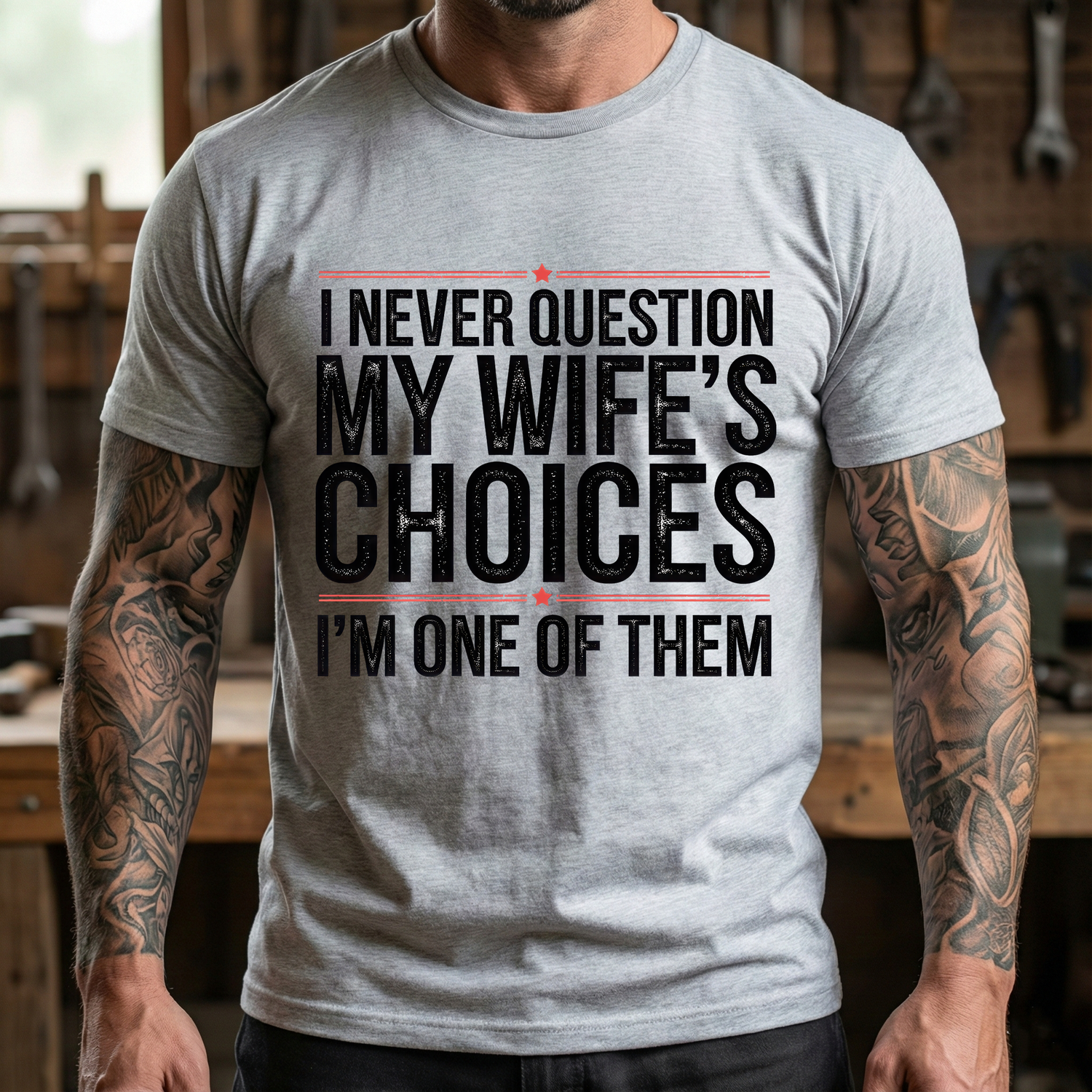 The Husband's Logical Paradox: The Ultimate Defense -DTF Transfer