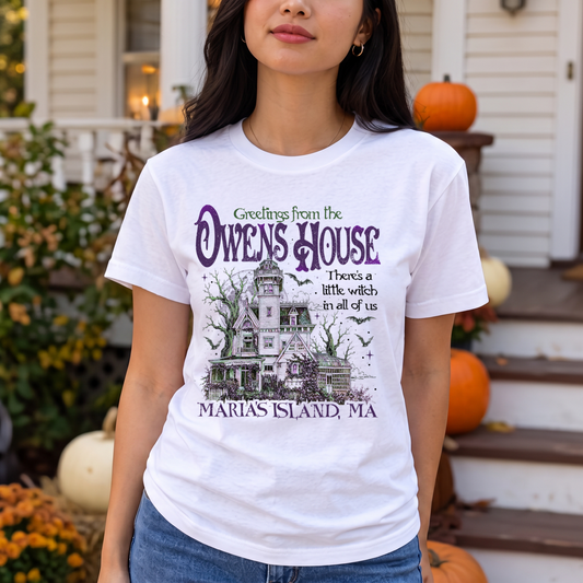 Practical Magic Victorian Mansion DTF Transfer