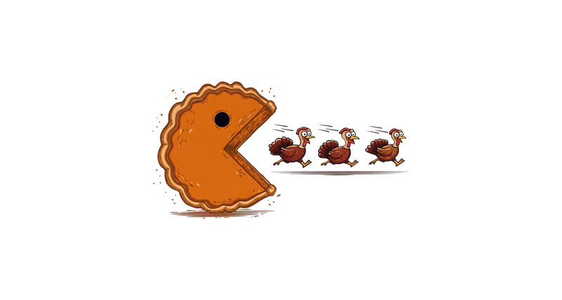 Arcade Thanksgiving DTF Transfer