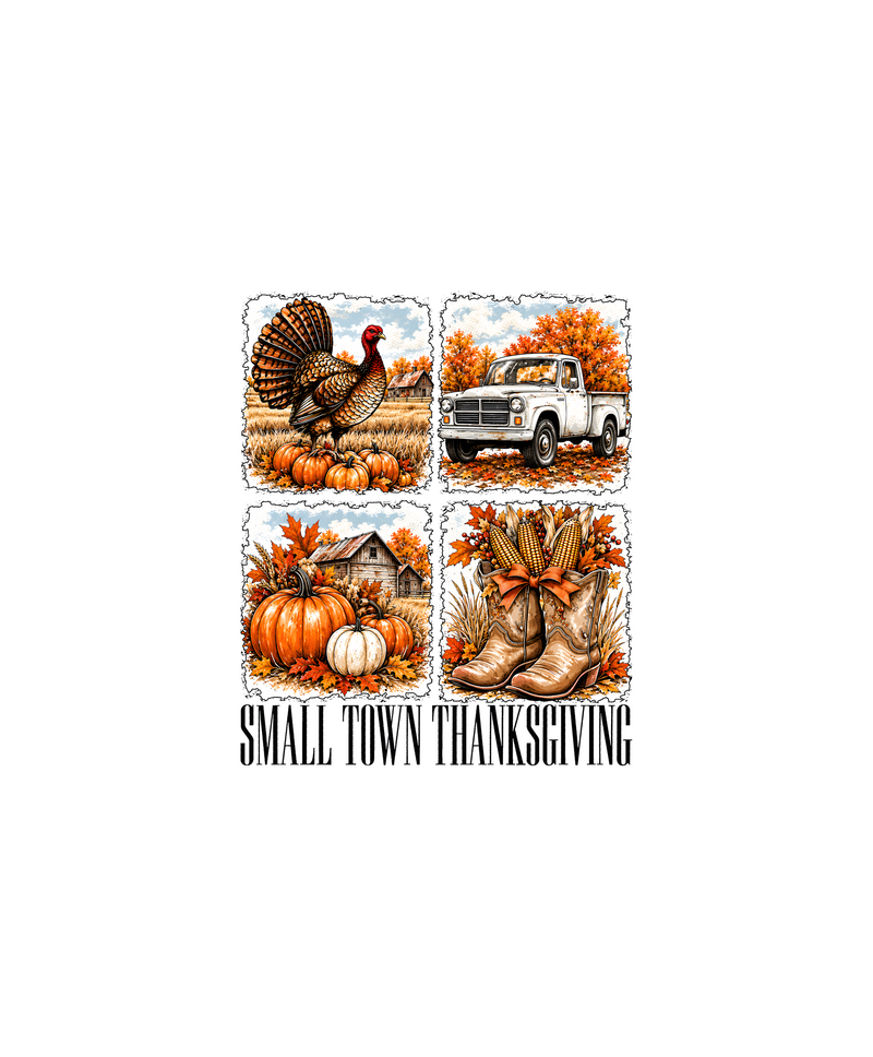 Vintage Country Collage DTF Transfer