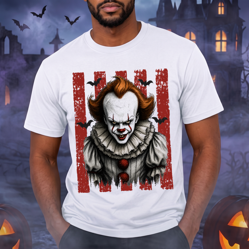 Distressed Red Stripes & Bats DTF Transfer