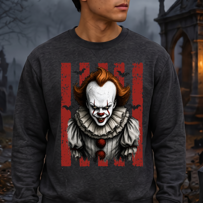 Distressed Red Stripes & Bats DTF Transfer