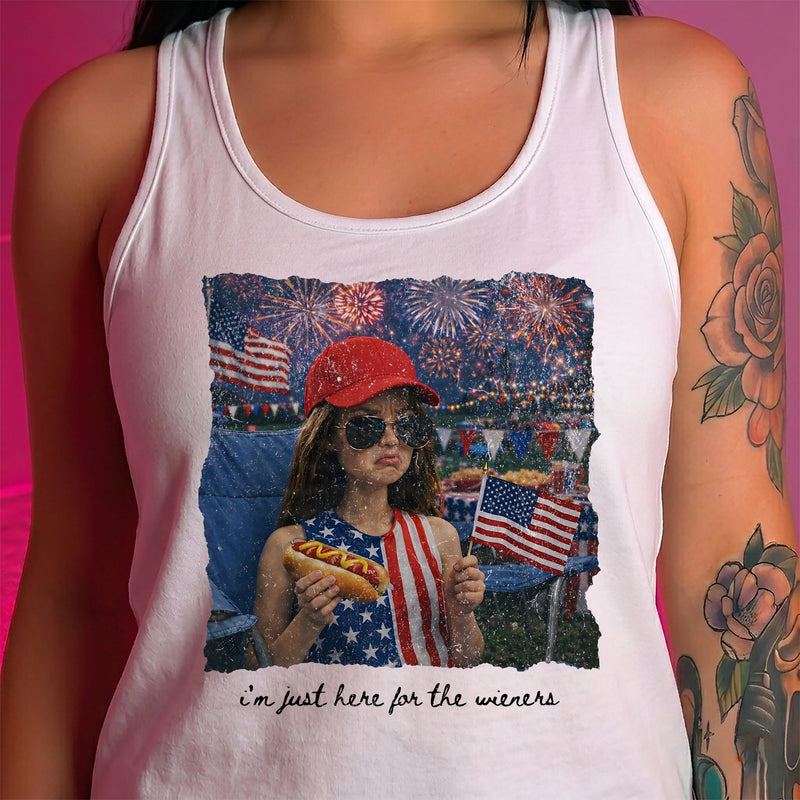 Here For The Wieners - DTF Transfer