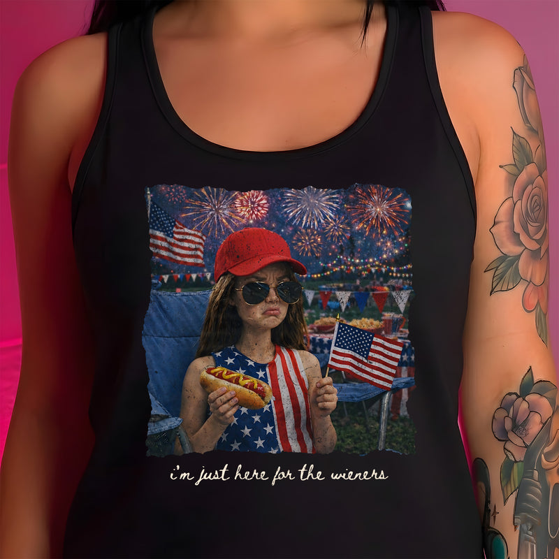 Here For The Wieners - DTF Transfer