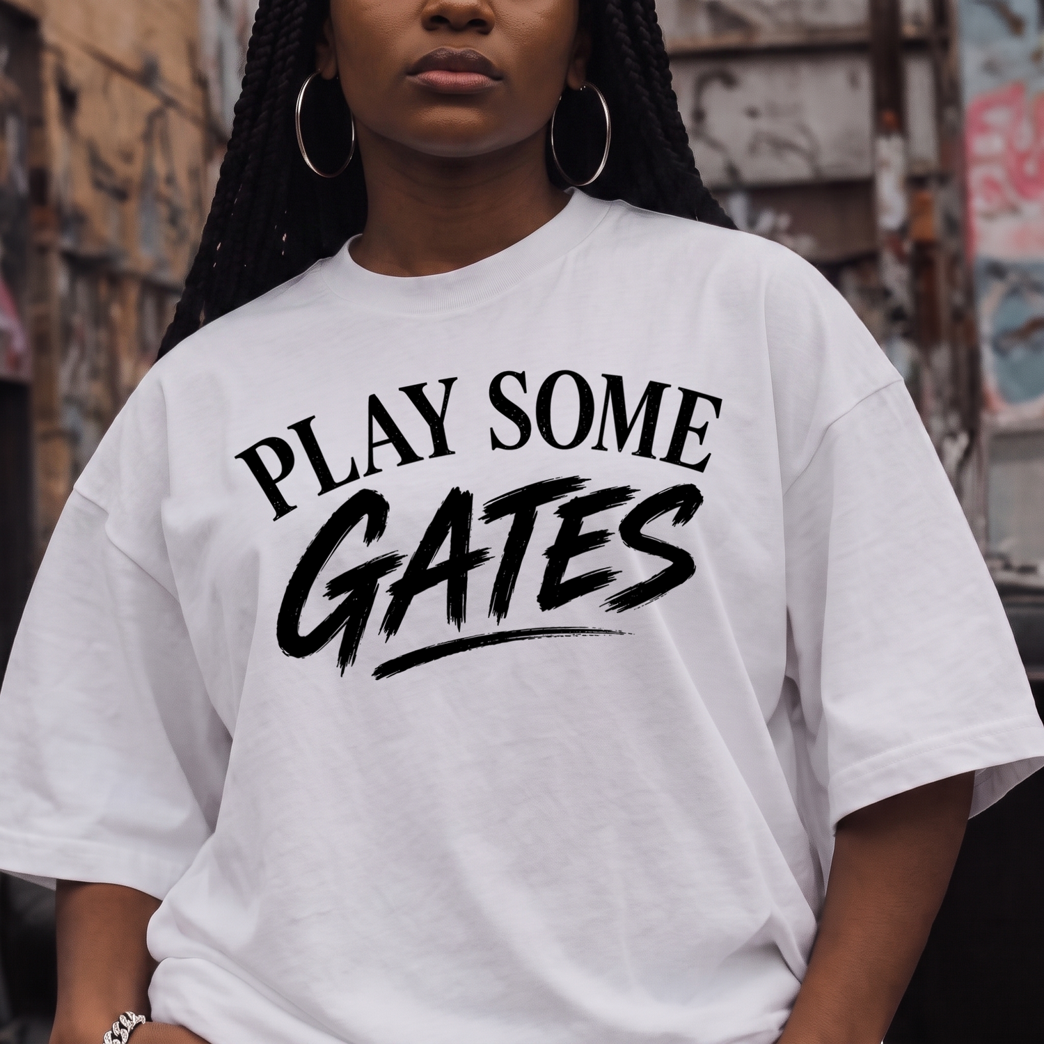 Play Some Gates Louisiana Hustle Typographic- DTF Transfer