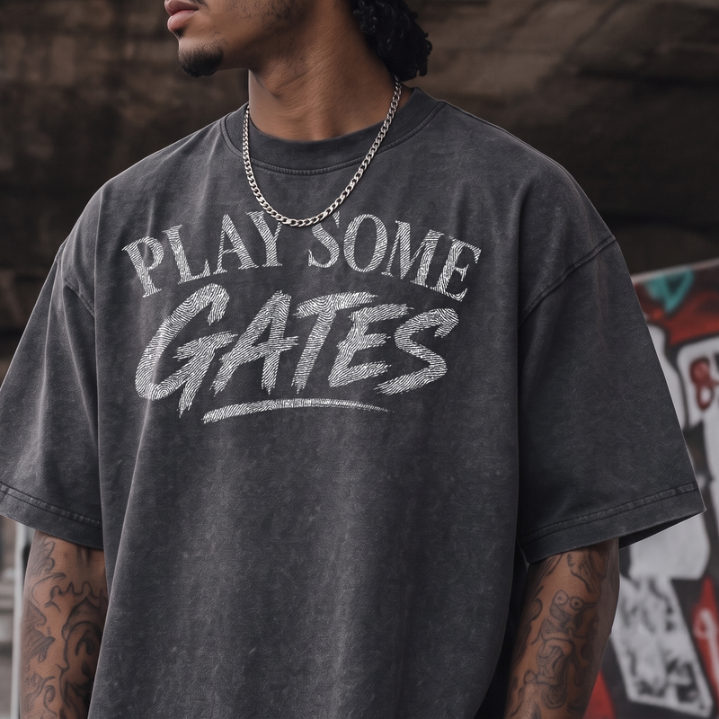 Play Some Gates Louisiana Hustle Typographic- DTF Transfer