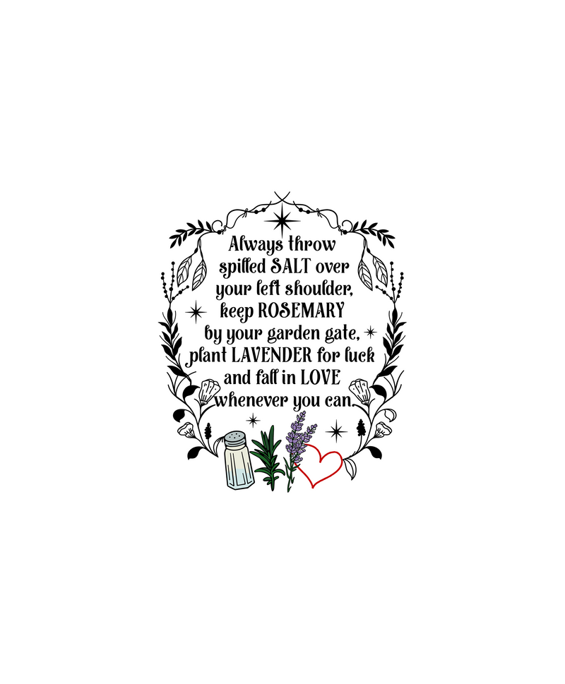 Practical Magic Spell DTF Transfer