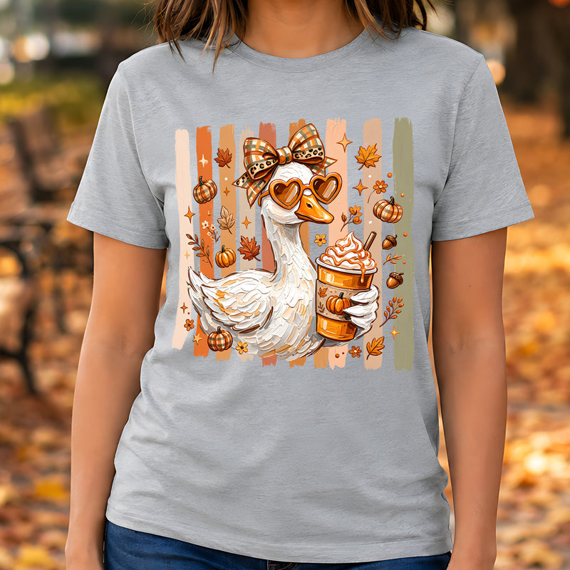 Preppy Fall Goose - DTF Transfer