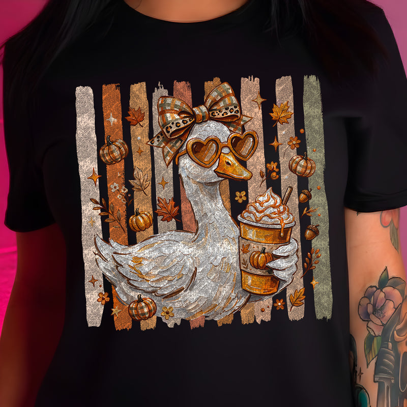 Preppy Fall Goose - DTF Transfer