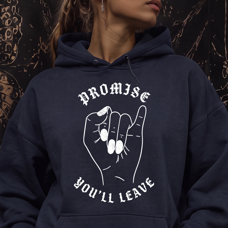 Promise You'll Leave Gothic Pinky Swear - DTF Transfer