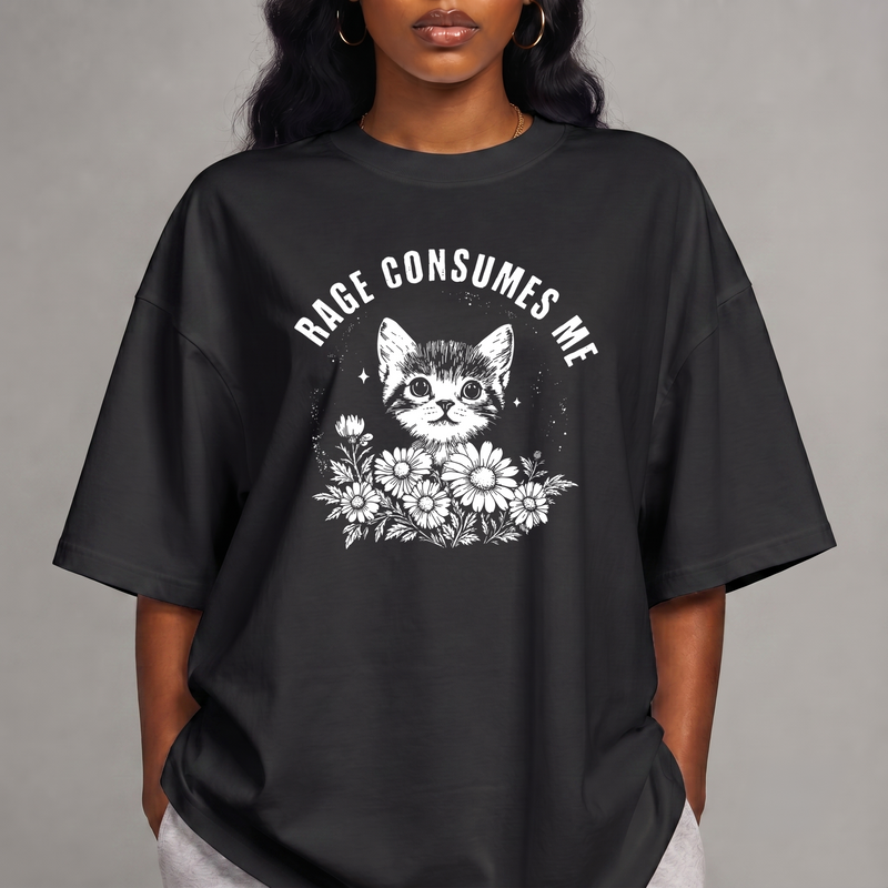Rage Inside Me Cat Graphic - DTF Transfer