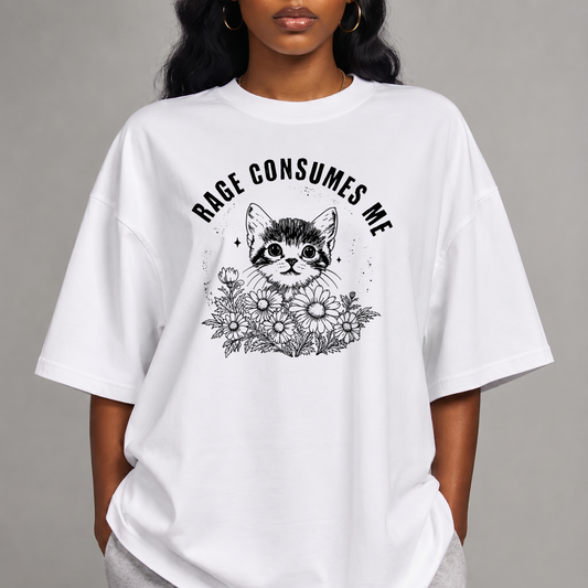 Rage Inside Me Cat Graphic - DTF Transfer