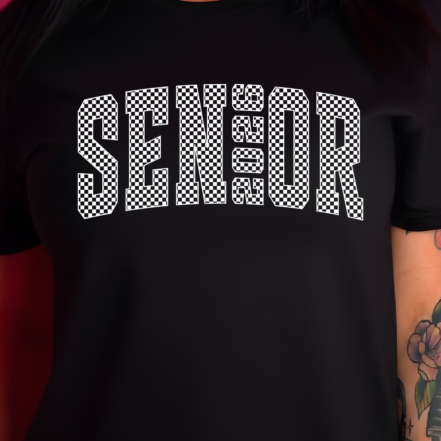 Checkered Senior 2026 - DTF Transfer