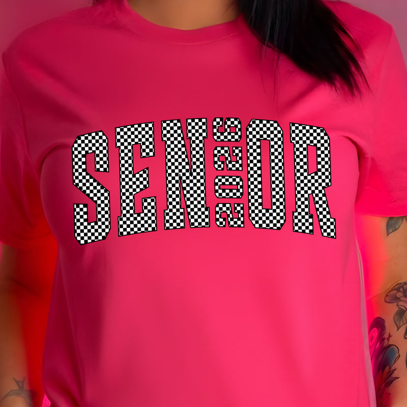 Checkered Senior 2026 - DTF Transfer