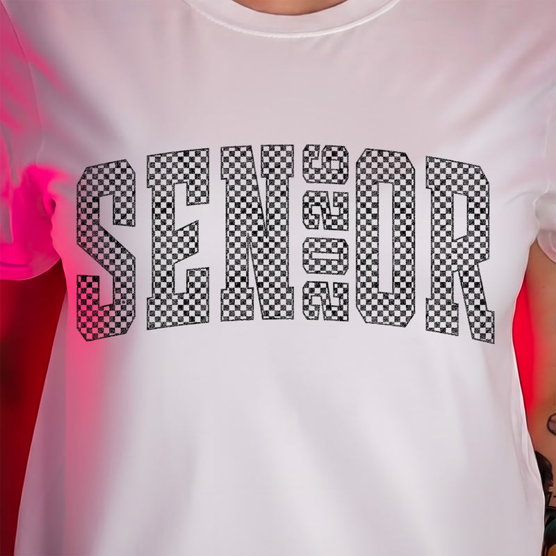 Checkered Senior 2026 - DTF Transfer