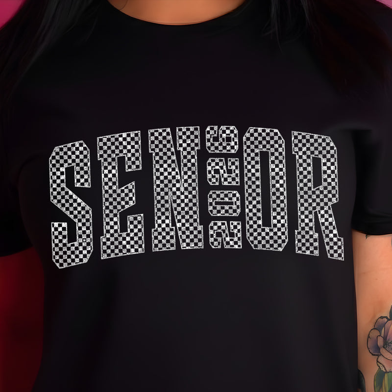 Checkered Senior 2026 - DTF Transfer