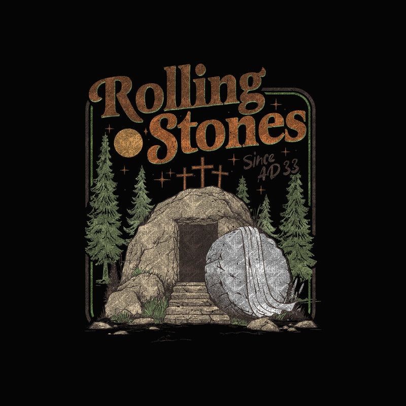 Rolling Stones Since AD 33 - DTF Transfer