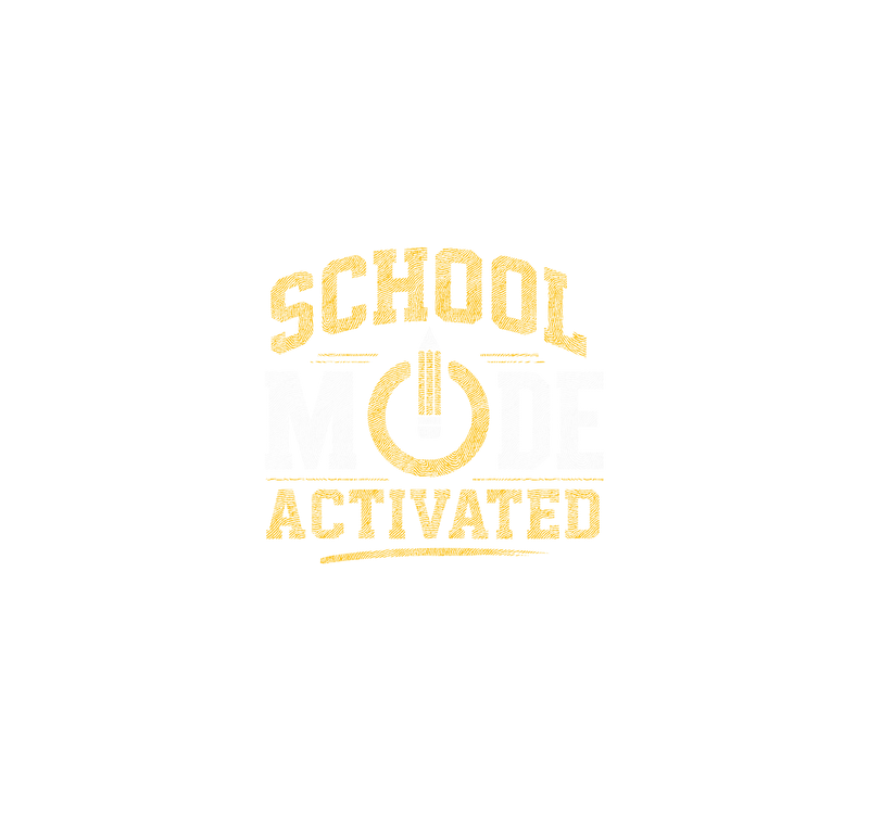 School Mode Activated Tech Varsity - DTF Transfer