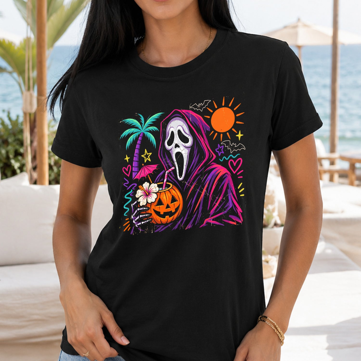 Ghostface On Vacation - DTF Transfer