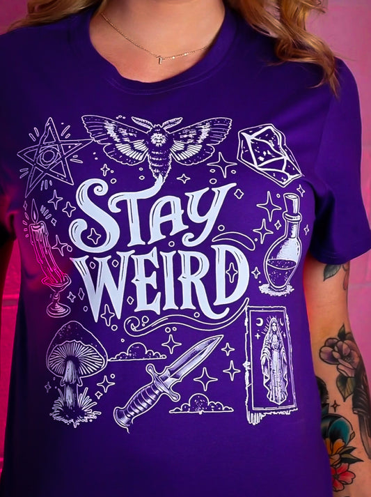 Stay Weird - DTF Transfer