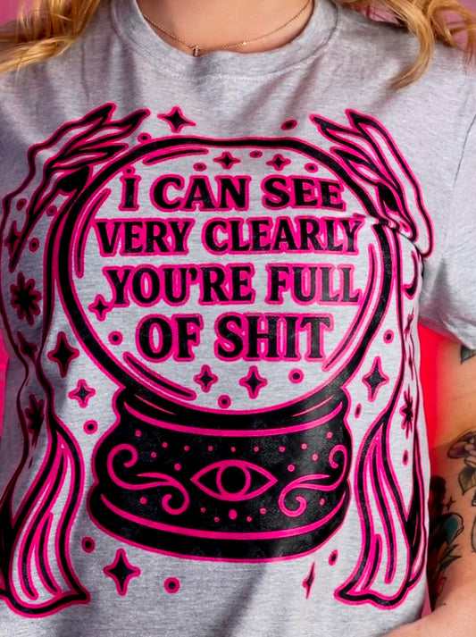 I Can See Very Clearly You're Full Of Shit - DTF Transfer