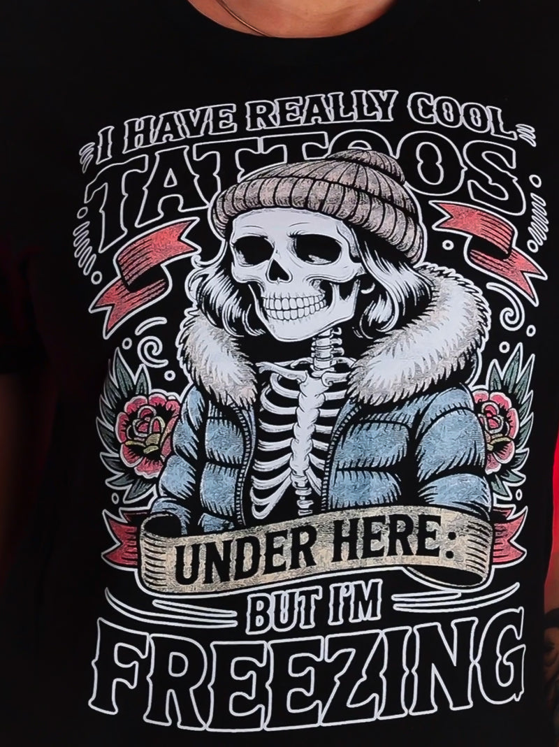 I Have Really Cool Tattoos In Color - DTF Transfer