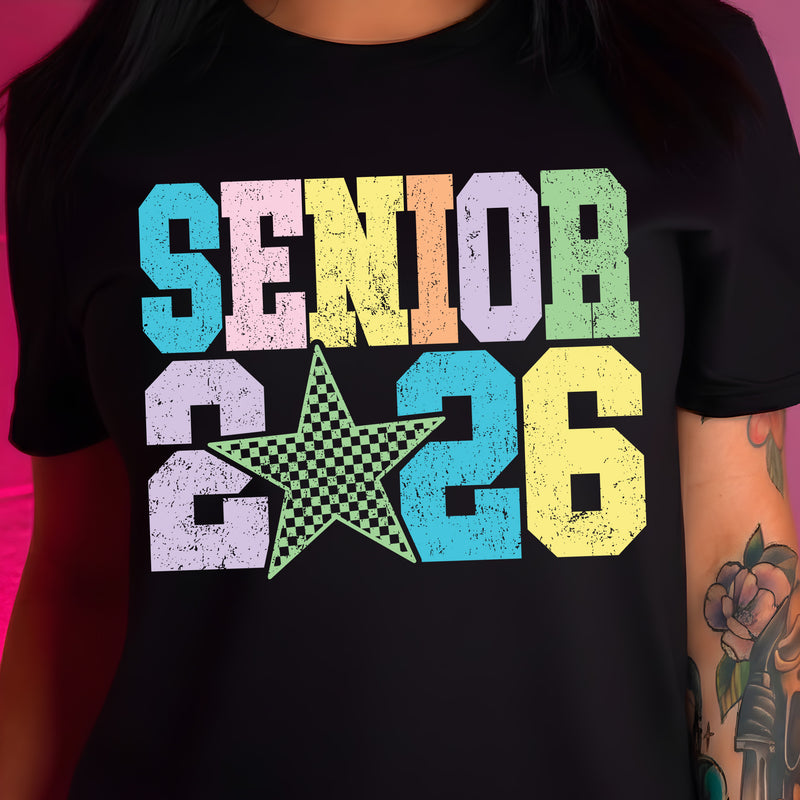 Retro Pastel Class Of 2026 - DTF Transfer