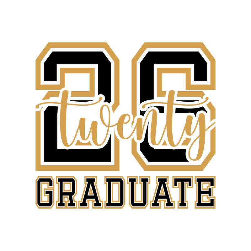 Twenty 26 Graduate - DTF Transfer