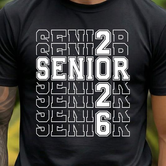 Stacked Senior 2026 - DTF Transfer