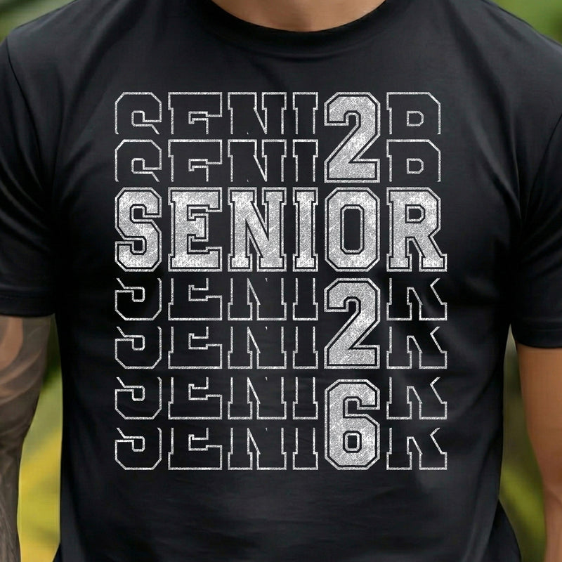 Stacked Senior 2026 - DTF Transfer