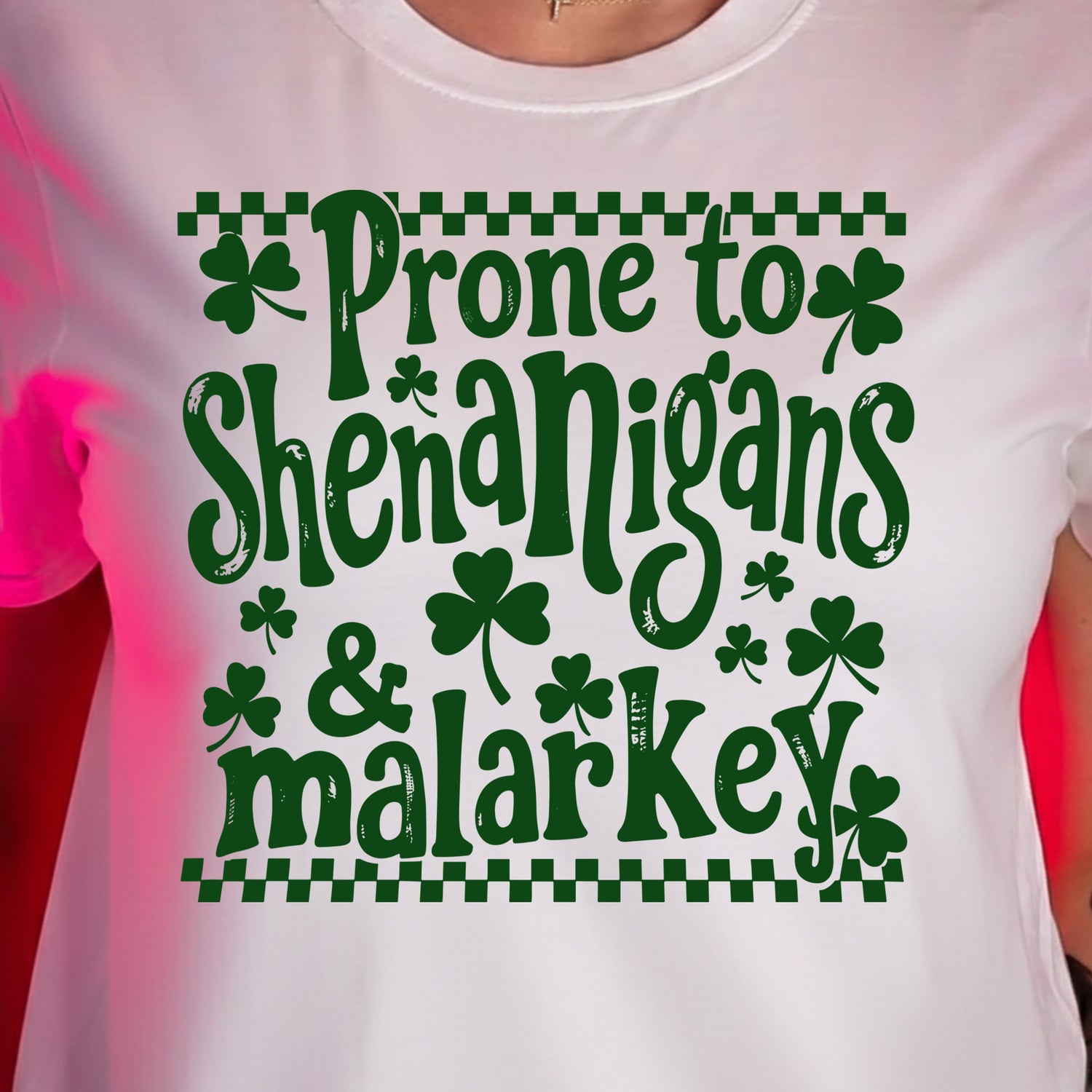 Prone To Shenanigans And Malarkey - DTF Transfer