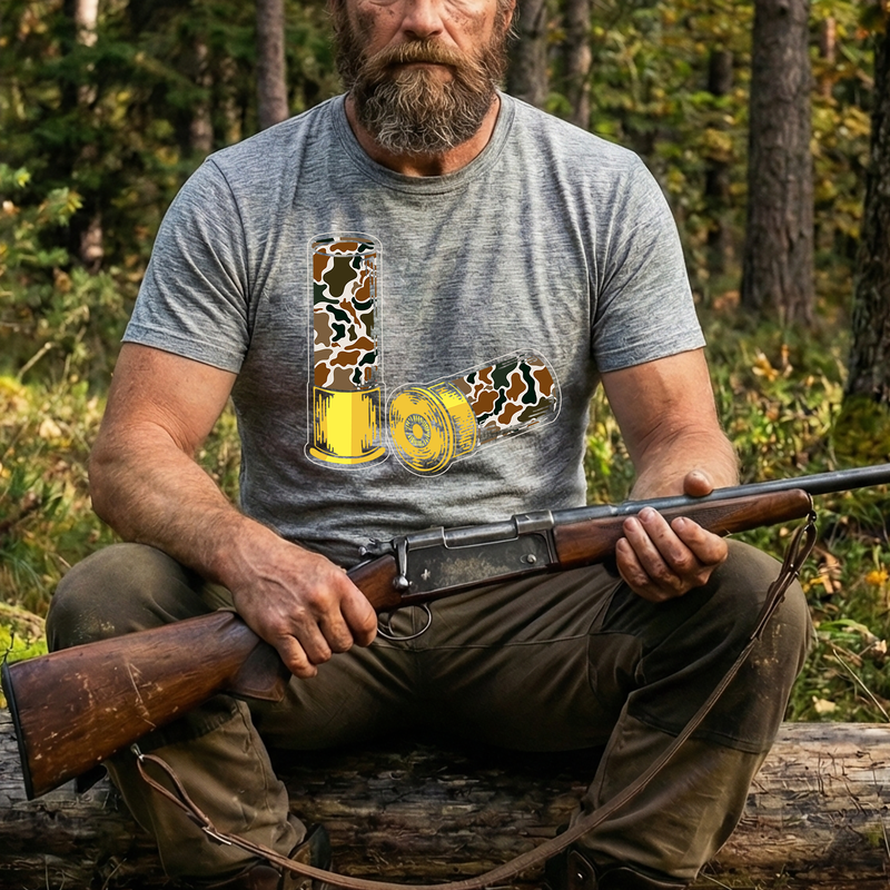 Tactical Reload: The Camo Ammo Drop - DTF Transfer