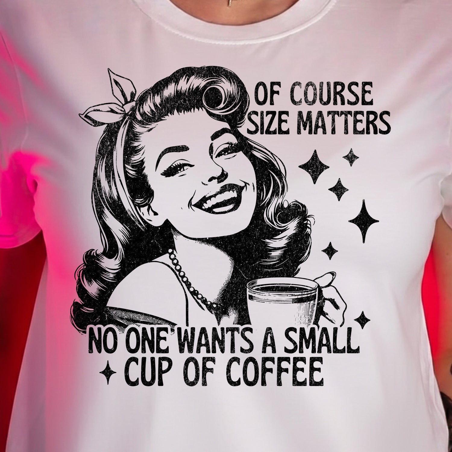 Vintage - Size Matters - DTF Transfer