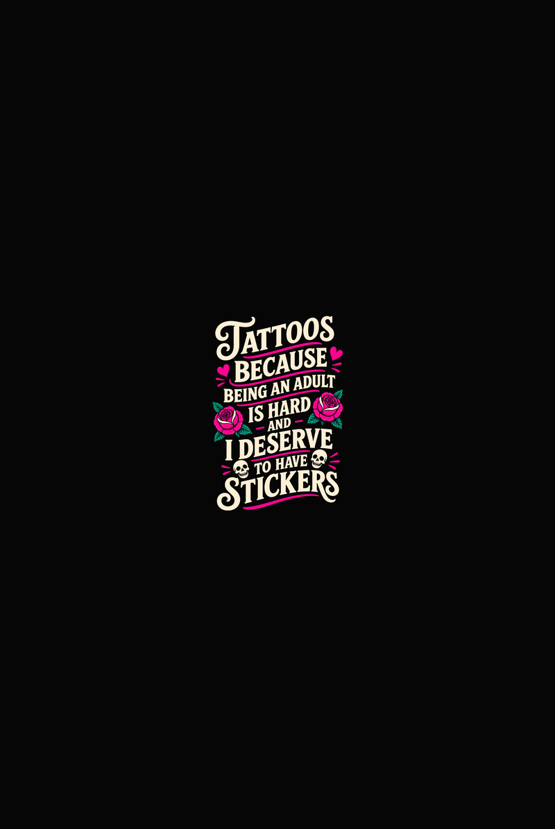 Skulls & Roses Ink Lover - DTF Transfer