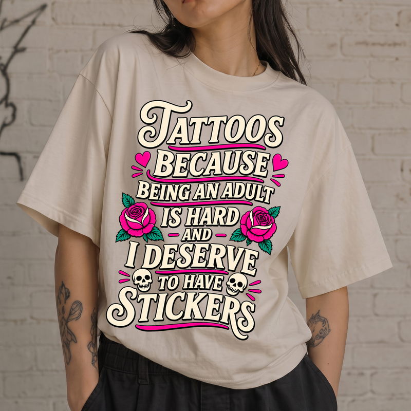 Skulls & Roses Ink Lover - DTF Transfer