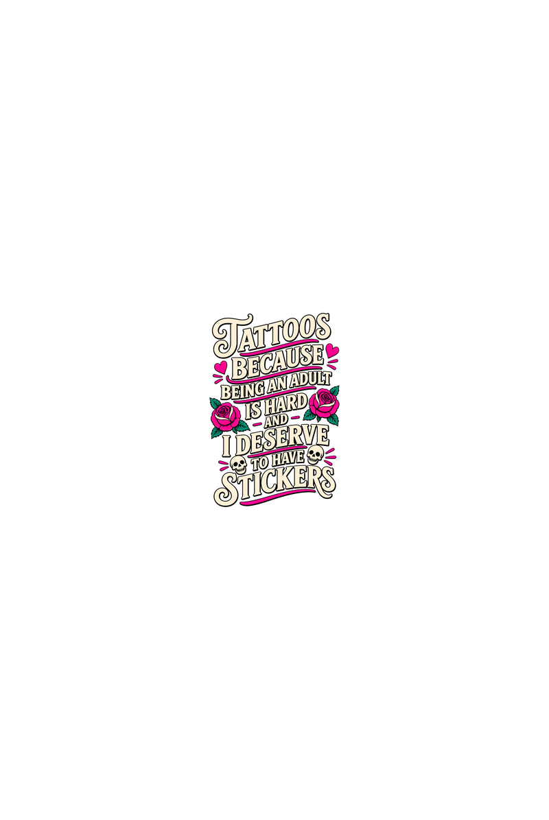 Skulls & Roses Ink Lover - DTF Transfer