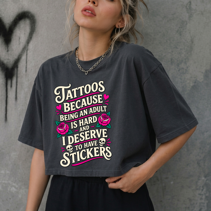 Skulls & Roses Ink Lover - DTF Transfer